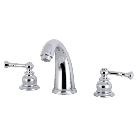 Kingston Brass KB981NL Widespread Bathroom Faucet, Polished Chrome KB981NL